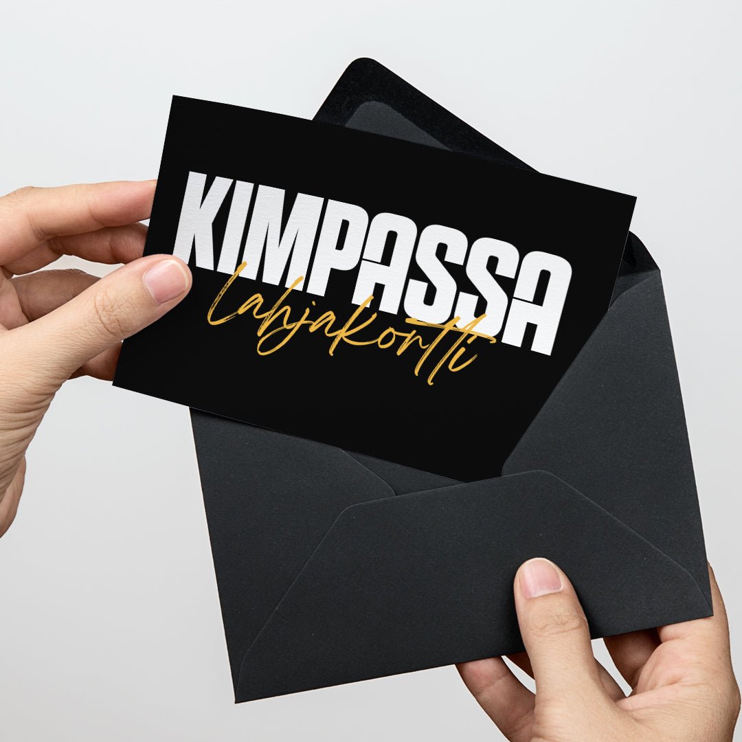 Kimpassa - lahjakortti - Kimpassa - kortit