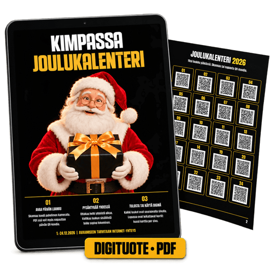Kimpassa Joulukalenteri 2026 (digituote)