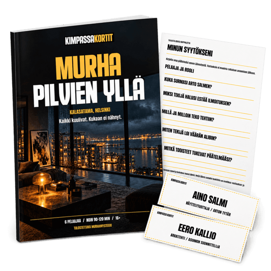 Murhamysteeri: Murha pilvien yllä (tulostettava)