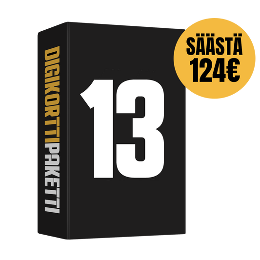 Digikorttipaketti ( 13 eri korttipeliä)